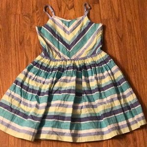 Girls Gymboree striped sun dress